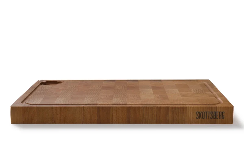 Skottsberg Schneidebrett Buche Hirnholz Mit Saftrille