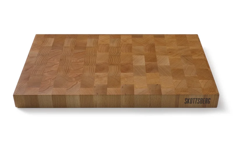 Skottsberg Schneidebrett Buche Hirnholz Mit Saftrille