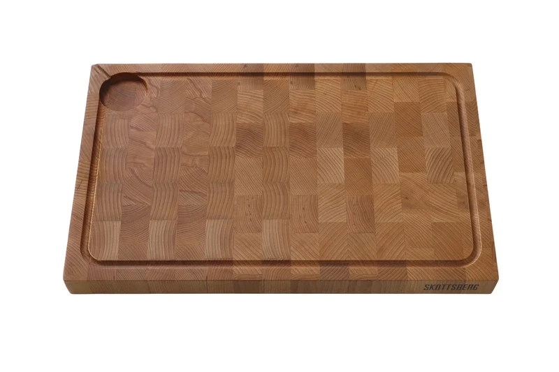 Skottsberg Schneidebrett Buche Hirnholz Mit Saftrille