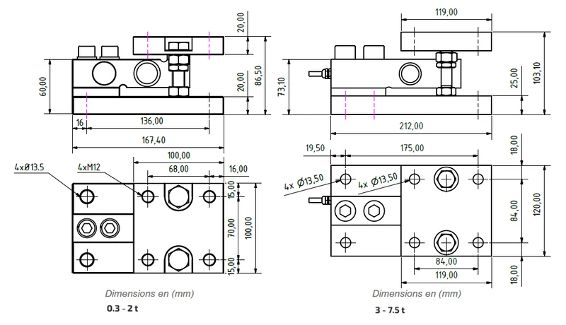 Einbaumodul MK für Wägezelle 5GI/N
