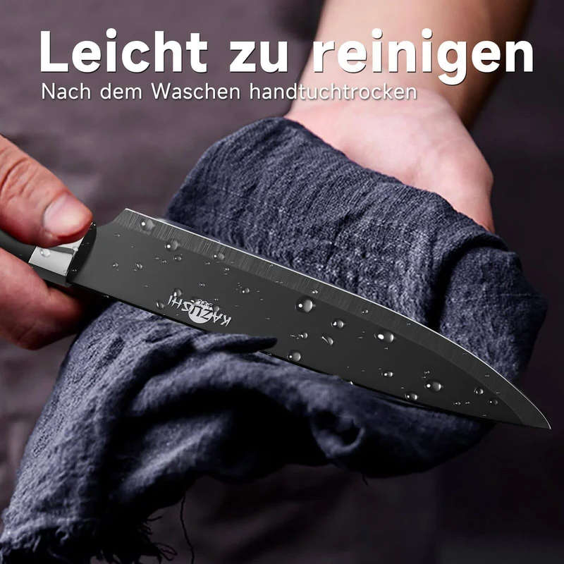 9 / 8 / 7 / 6 teilig Messer-Set Messerblock Messerset Küchenmesser Set Profi Kochmesser