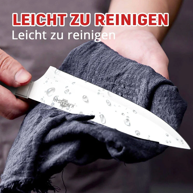 9 / 8 / 7 / 6 teilig Messer-Set Messerblock Messerset Küchenmesser Set Profi Kochmesser