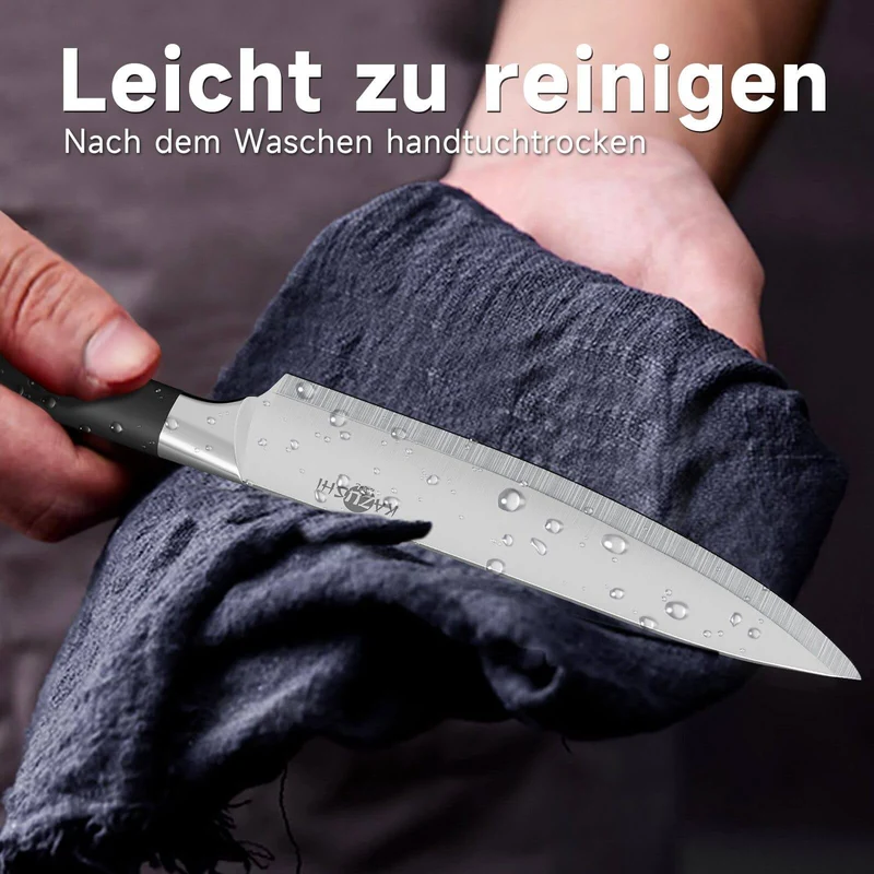 9 / 8 / 7 / 6 teilig Messer-Set Messerblock Messerset Küchenmesser Set Profi Kochmesser