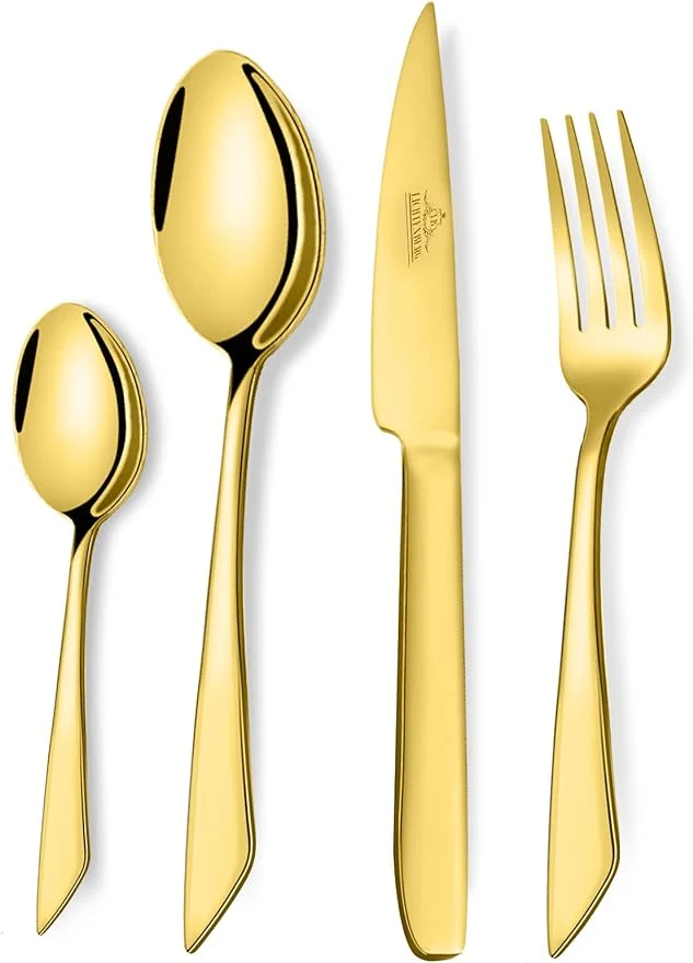 Besteckset 24 teilig Besteck Tafelbesteck Essbesteck Edelstahl