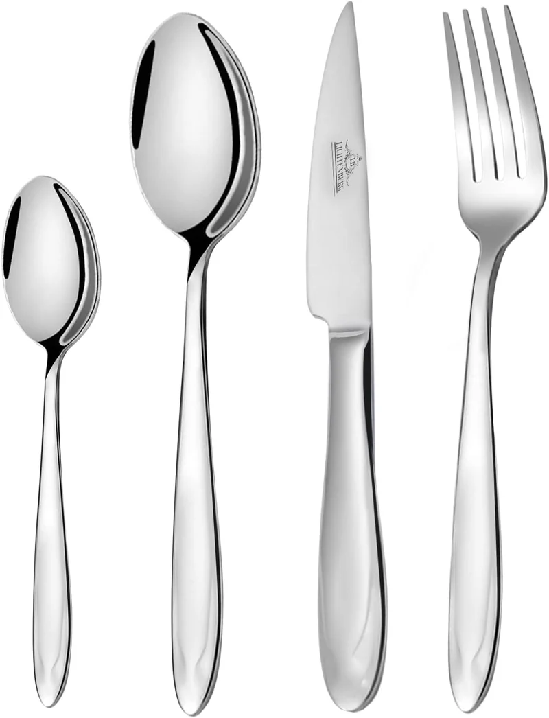 Besteckset 24 teilig Besteck Tafelbesteck Essbesteck Edelstahl