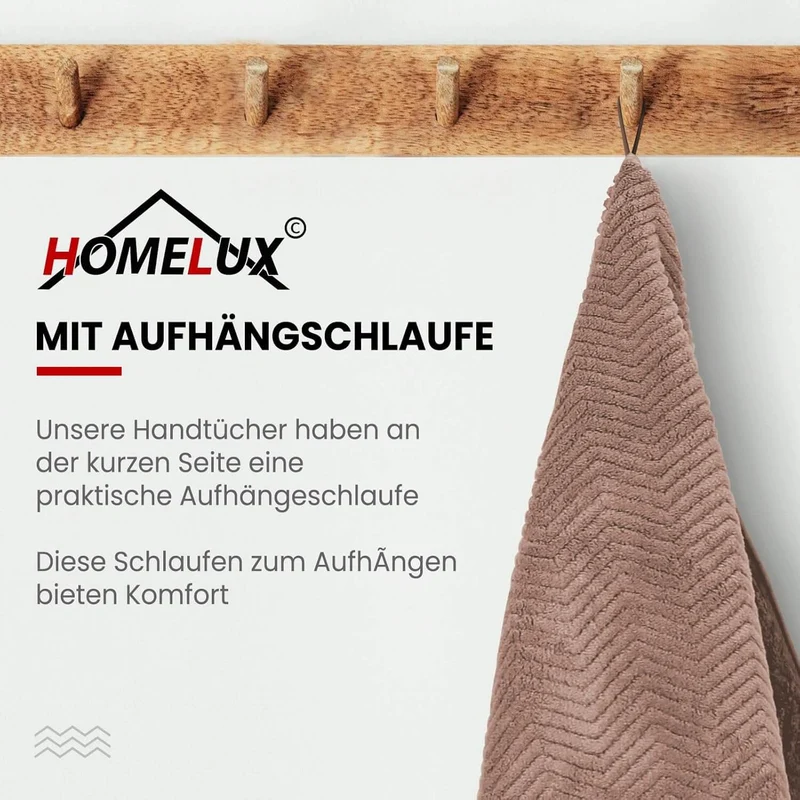 HOMELUX Handtuch Set 2 / 3 / 4 teilig Badetuch Set + Towel saugstarkes Frottiertücher Set