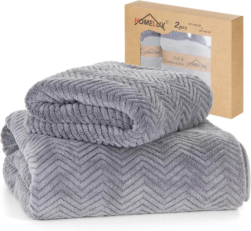 HOMELUX Handtuch Set 2 / 3 / 4 teilig Badetuch Set + Towel saugstarkes Frottiertücher Set