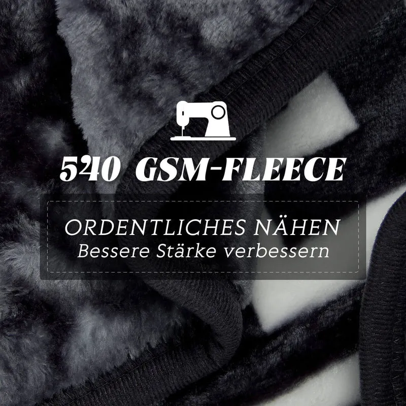 Flauschige Kuscheldecke 160x220 cm aus Polyester Weich, warm und pflegeleicht für Sofa, Bett und mehr