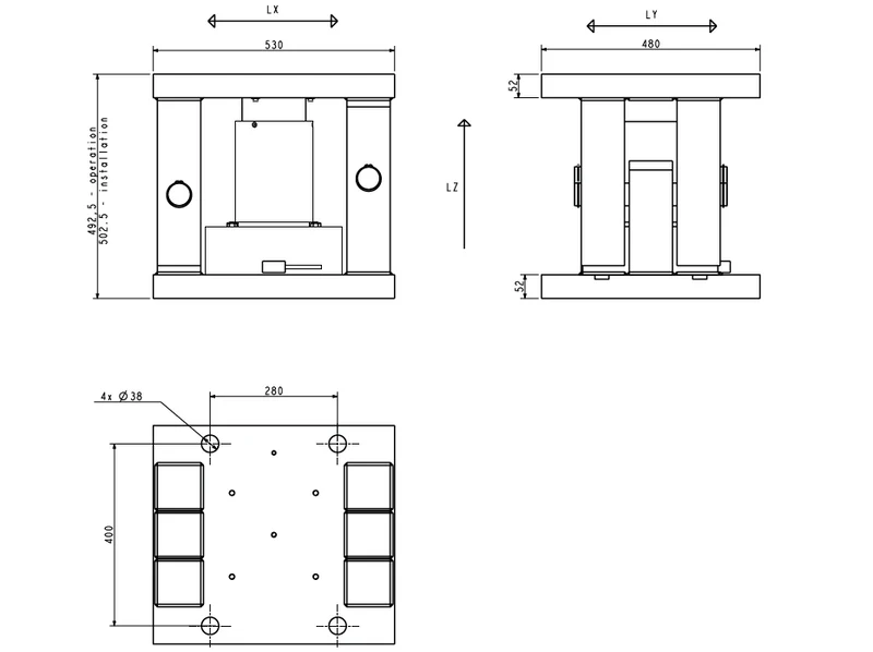 Einbaumodul Silosafe-RH750 Evo für Wägezelle RH10X ab 500t
