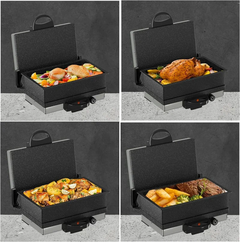 2000W Elektrogrill Kontaktgrill 3 in 1 Multigrill, Grill, 2000 Watt Elektrischer Optigrill
