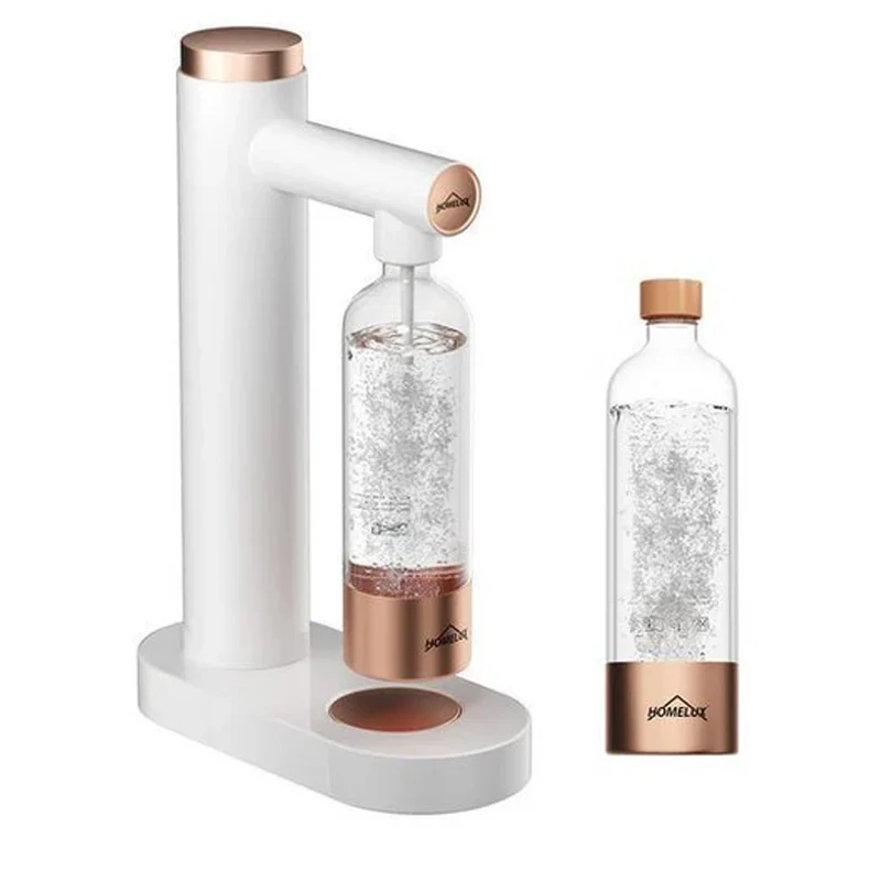HOMELUX Wassersprudler, Sprudelwasser Maschine Mit 1L PET-Flaschen 316 Edelstahl Flasche Soda Maker