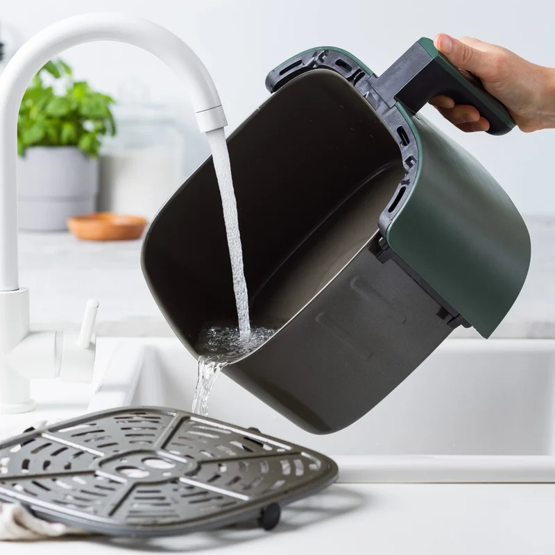 Greenpan Heißluftfritteuse Bistro XXL 7.2L „Pine Green“