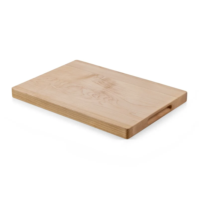 SOPHIOR Schneidebrett aus Ahornholz mit Saftrille - Medium 35x25x2,5cm