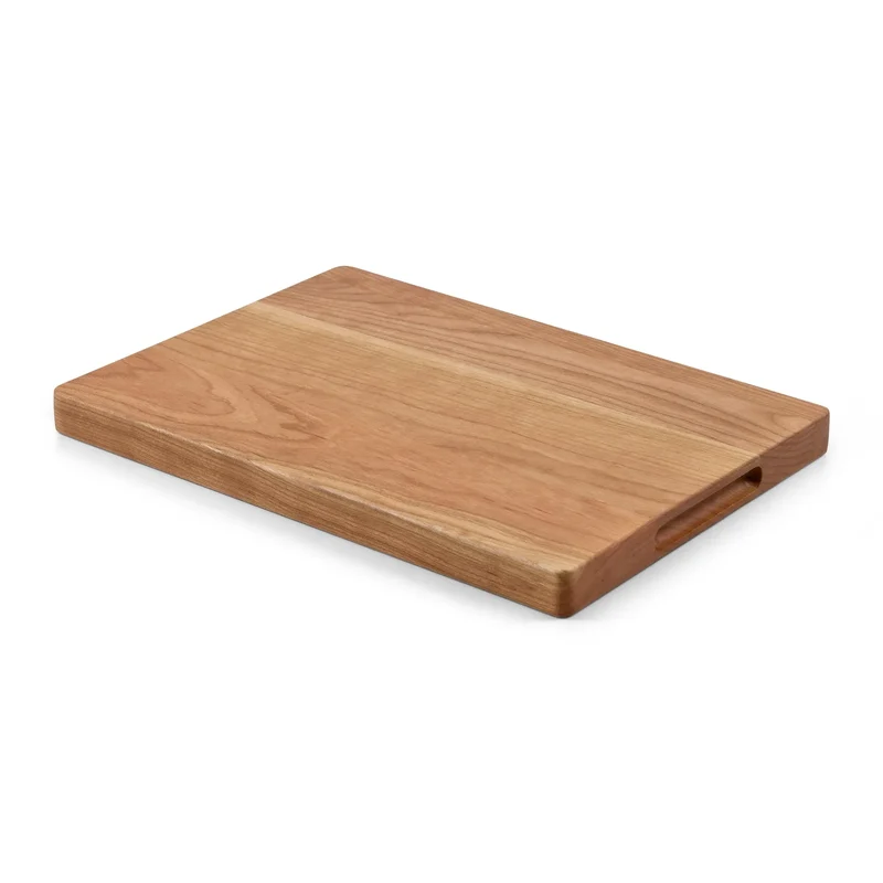 SOPHIOR Kirschholz-Schneidebrett mit Saftrille - Mittel 35x25x2,5cm