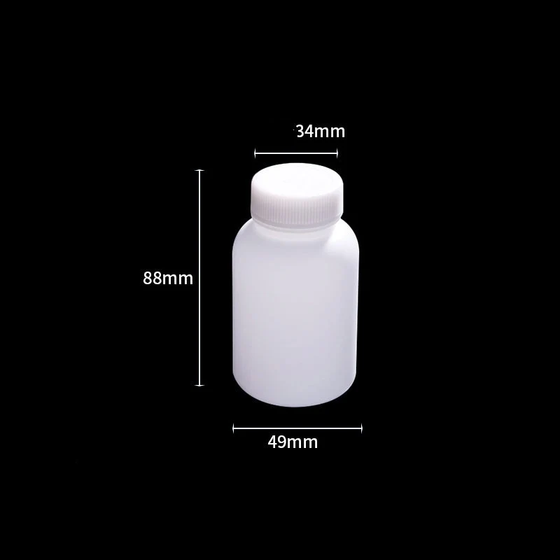Weithalsflaschen mit Schraubverschluss, Kunststoff PE, Fassungsvermögen 50 ml bis 2.000 ml