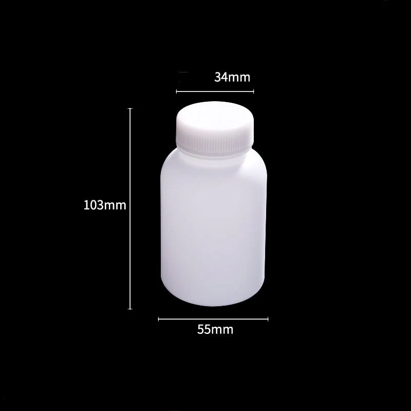 Weithalsflaschen mit Schraubverschluss, Kunststoff PE, Fassungsvermögen 50 ml bis 2.000 ml
