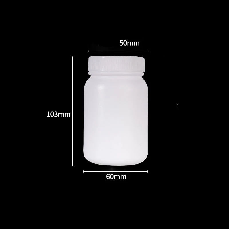 Weithalsflaschen mit Schraubverschluss, Kunststoff PE, Fassungsvermögen 50 ml bis 2.000 ml