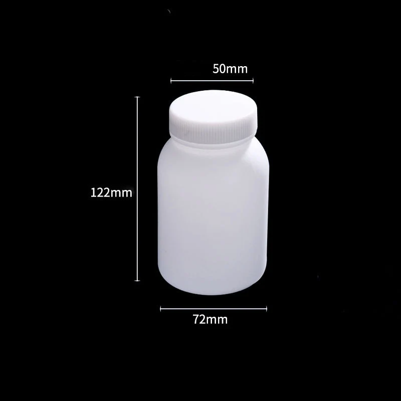 Weithalsflaschen mit Schraubverschluss, Kunststoff PE, Fassungsvermögen 50 ml bis 2.000 ml