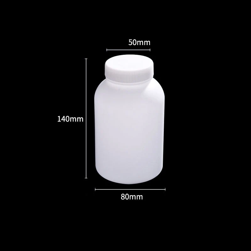 Weithalsflaschen mit Schraubverschluss, Kunststoff PE, Fassungsvermögen 50 ml bis 2.000 ml