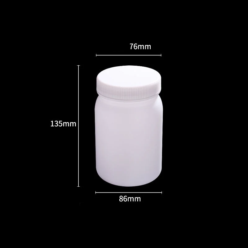 Weithalsflaschen mit Schraubverschluss, Kunststoff PE, Fassungsvermögen 50 ml bis 2.000 ml