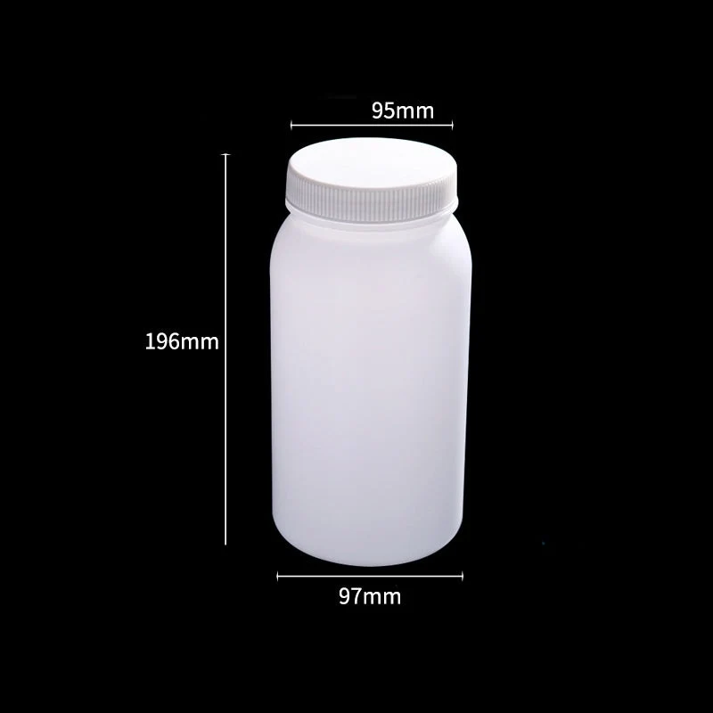 Weithalsflaschen mit Schraubverschluss, Kunststoff PE, Fassungsvermögen 50 ml bis 2.000 ml