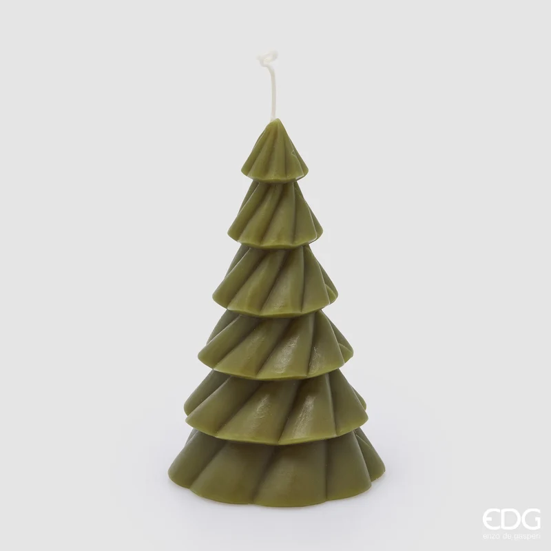 EDG Enzo De Gasperi Candela Pino Strati Verde H18 Cm