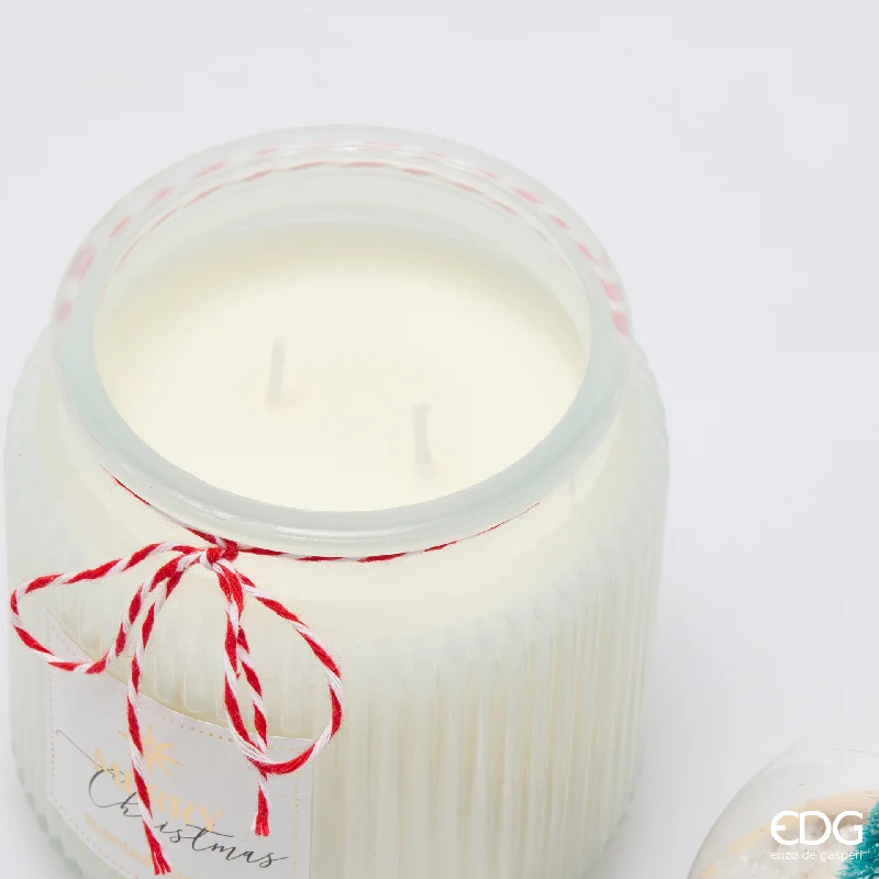 EDG Enzo De Gasperi Candela Cupola con Profumo Muschio Bianco H15 Cm