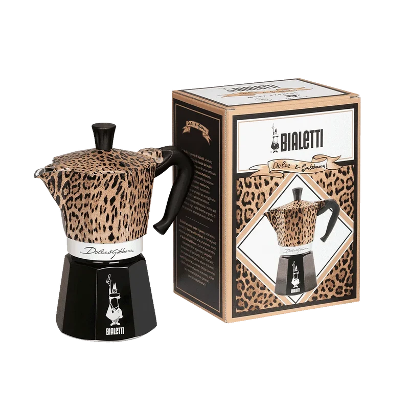 Bialetti Moka Express Leopardo Dolce&Gabbana 6 Tazze