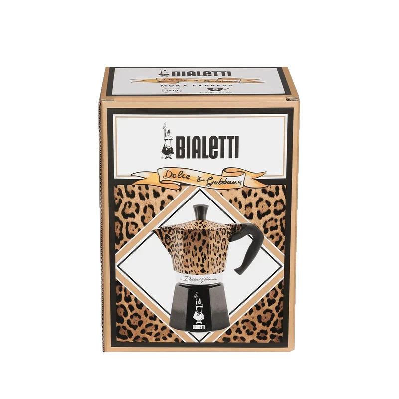 Bialetti Moka Express Leopardo Dolce&Gabbana 6 Tazze