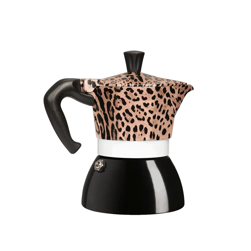 Bialetti Moka Induction Leopardo 4 Tazze Dolce&Gabbana