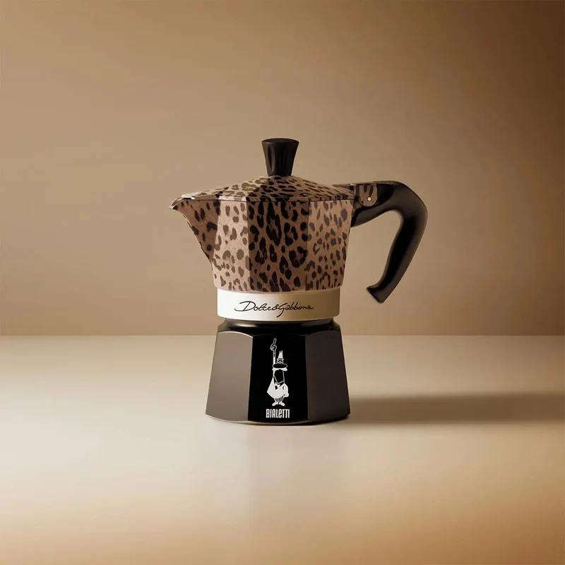 Bialetti Moka Express Leopardo Dolce&Gabbana 3 Tazze
