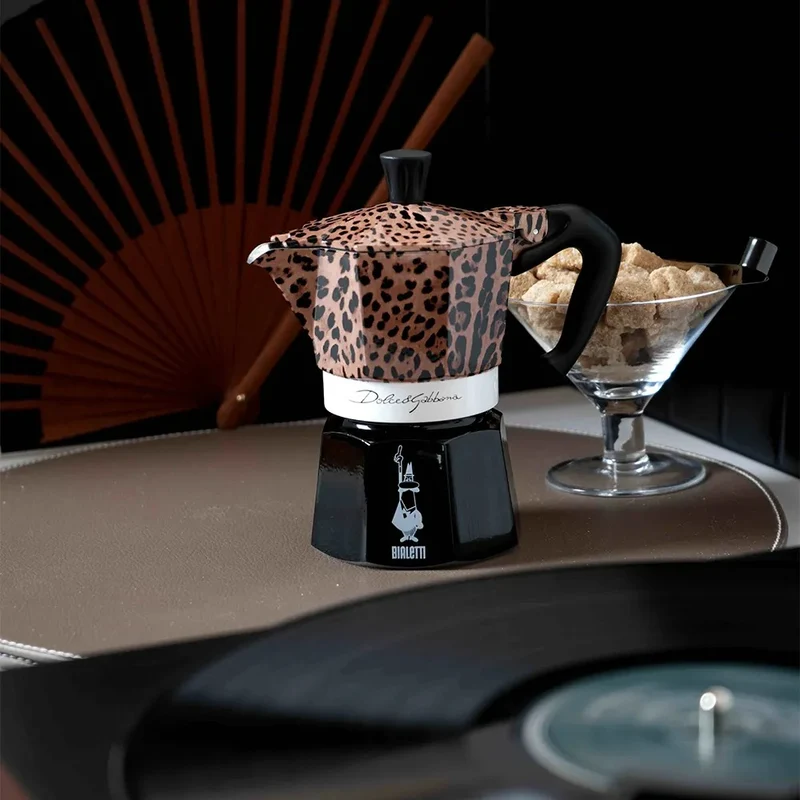 Bialetti Moka Express Leopardo Dolce&Gabbana 3 Tazze