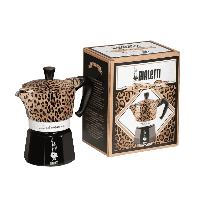 Bialetti Moka Express Leopardo Dolce&Gabbana 3 Tazze