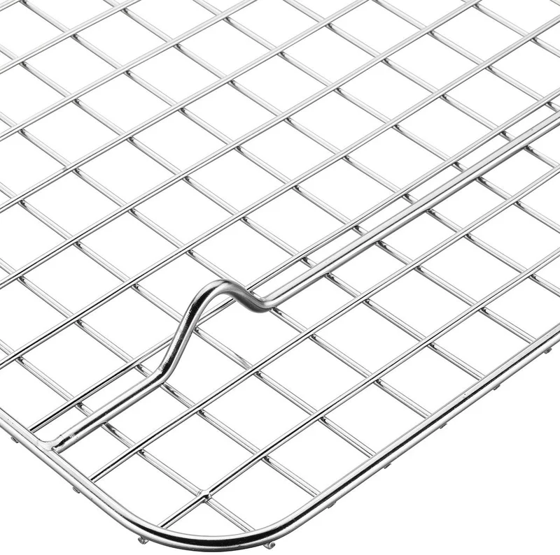 GEFU Backblech mit Abkühlgitter 31,5x24,5x2,5cm Edelstahl