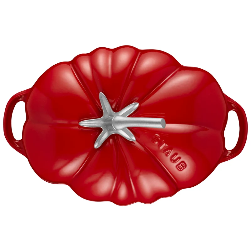 STAUB Gusseisen-Bräter Tomate Ø25cm / 3L 'La Cocotte'
