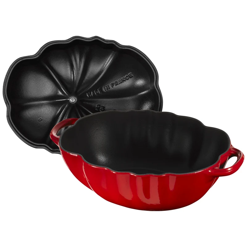 STAUB Gusseisen-Bräter Tomate Ø25cm / 3L 'La Cocotte'