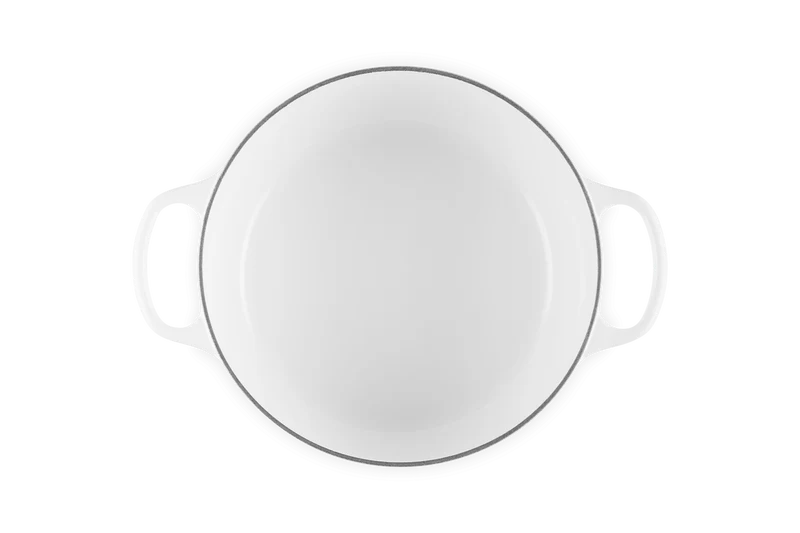 Le Creuset Bräter Signature Ø26cm / 5.3L 'Weiße Blüte'