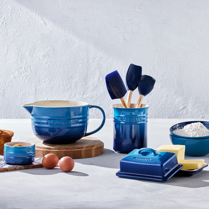 Le Creuset Premium Spatel-Set 3-teilig „Azure“