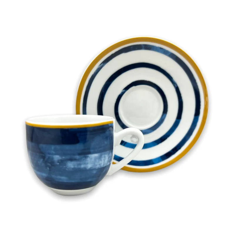 Fade Set 6 Tazzine Caffe Con Piattino Bluemarine 100 ml