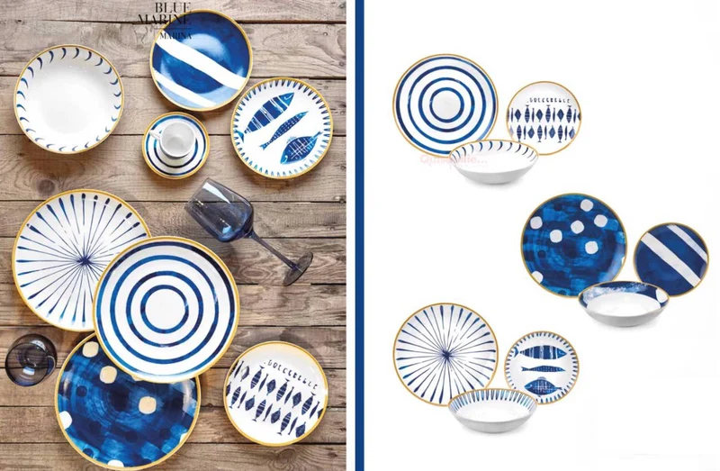 Fade Set 6 Tazzine Caffe Con Piattino Bluemarine 100 ml