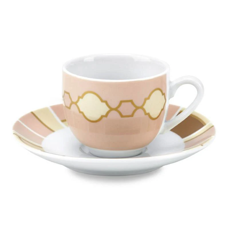 Fade Set 6 Tazze Caffè Helena in Porcellana 100 ml