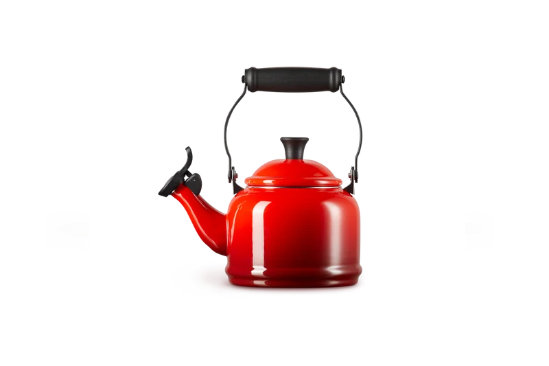 Le Creuset Flötenkessel 1,1L Demi 'Kirschrot'