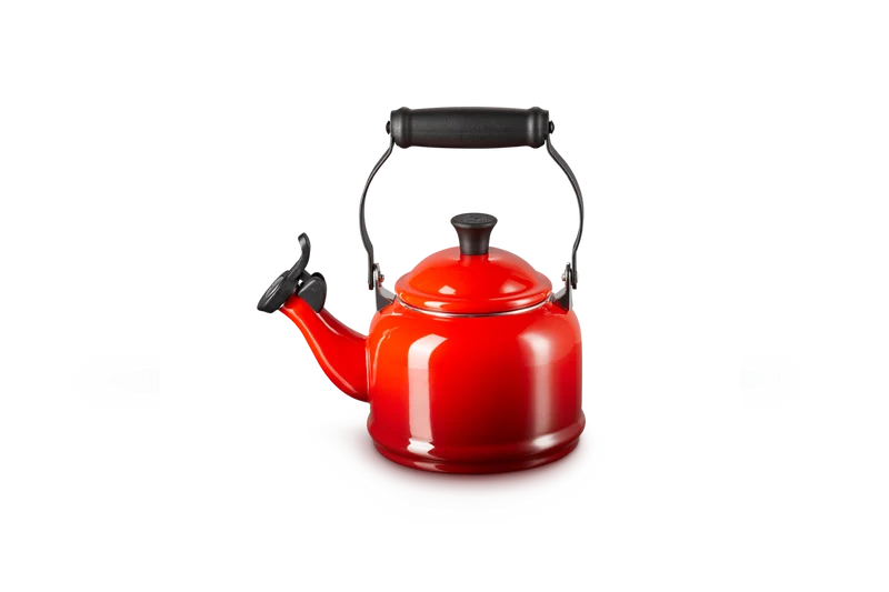 Le Creuset Flötenkessel 1,1L Demi 'Kirschrot'
