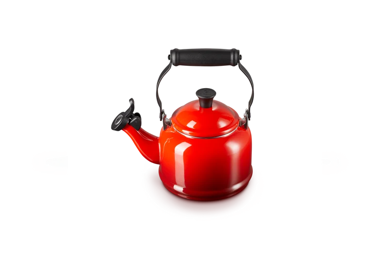 Le Creuset Flötenkessel 1,1L Demi 'Kirschrot'