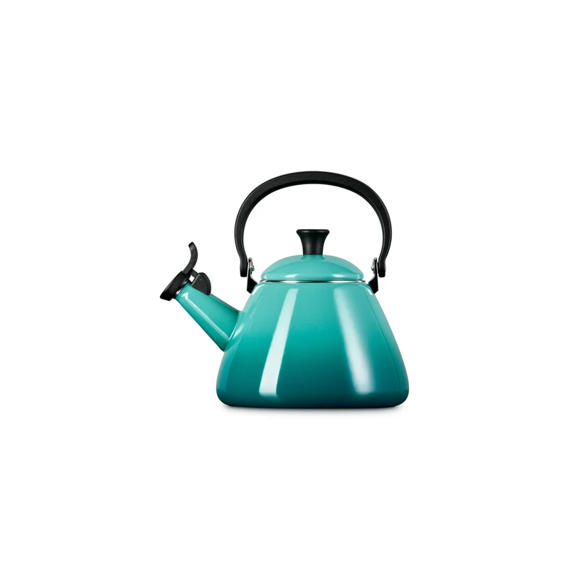 Le Creuset Pfeifkessel 1,6L Kone „Bleu Riviera“