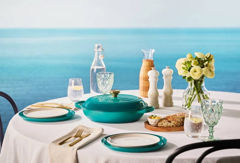 Le Creuset Butterdose 'Bleu Riviera'
