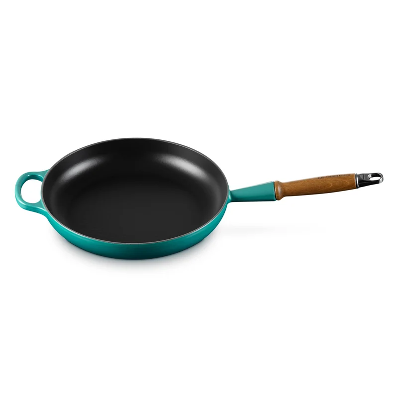 Le Creuset Signature 'Bleu Riviera' Bratpfanne Ø28cm