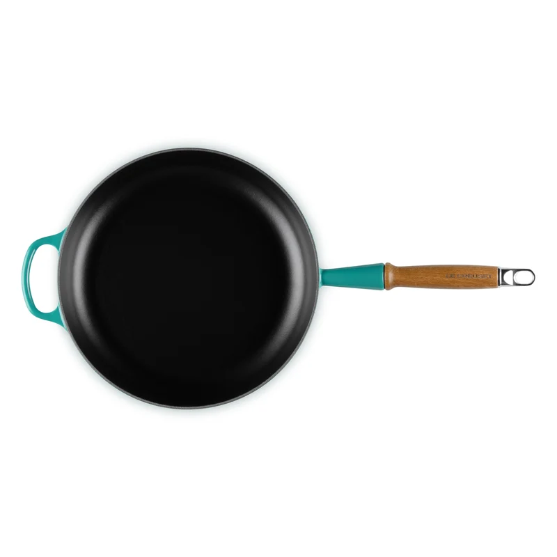 Le Creuset Signature 'Bleu Riviera' Bratpfanne Ø28cm