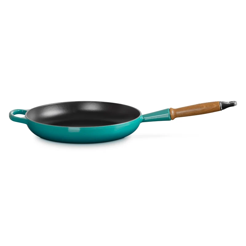 Le Creuset Signature 'Bleu Riviera' Bratpfanne Ø28cm
