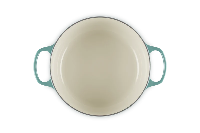 Le Creuset Signature Braadpan 'Bleu Riviera'